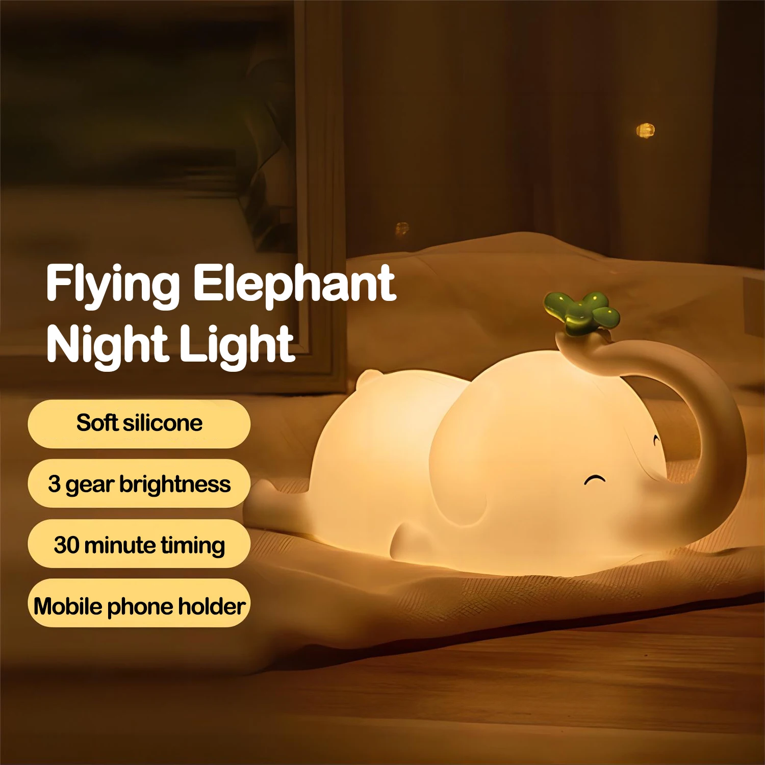 Sheep Shape Rechargeable Night Light for Kids 5 Sheep Shape Rechargeable Night Light for Kids - Image 5