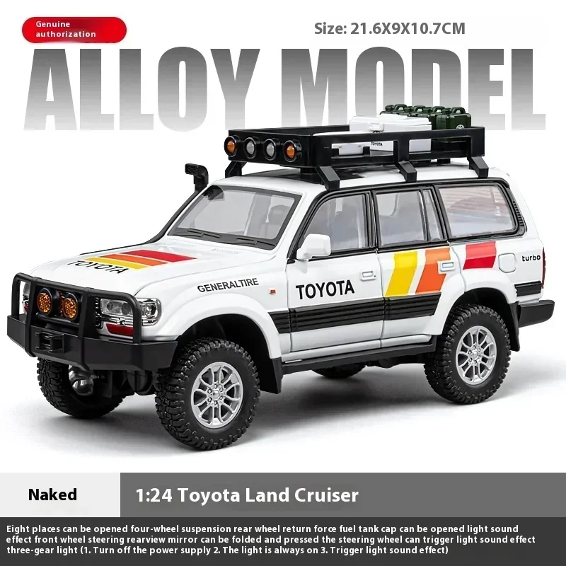 1:24 Diecast Land Cruiser LC80 Model SUV 7 1:24 Diecast Land Cruiser LC80 Model SUV - Image 7