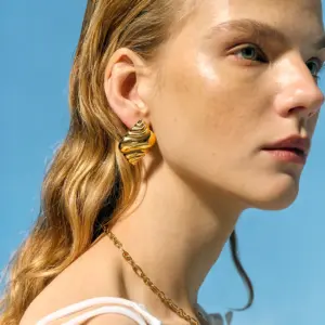 Marine-Inspired Stainless Steel Earrings Collection 13 S8d467bdd5cd34564ac84803a9101f6191