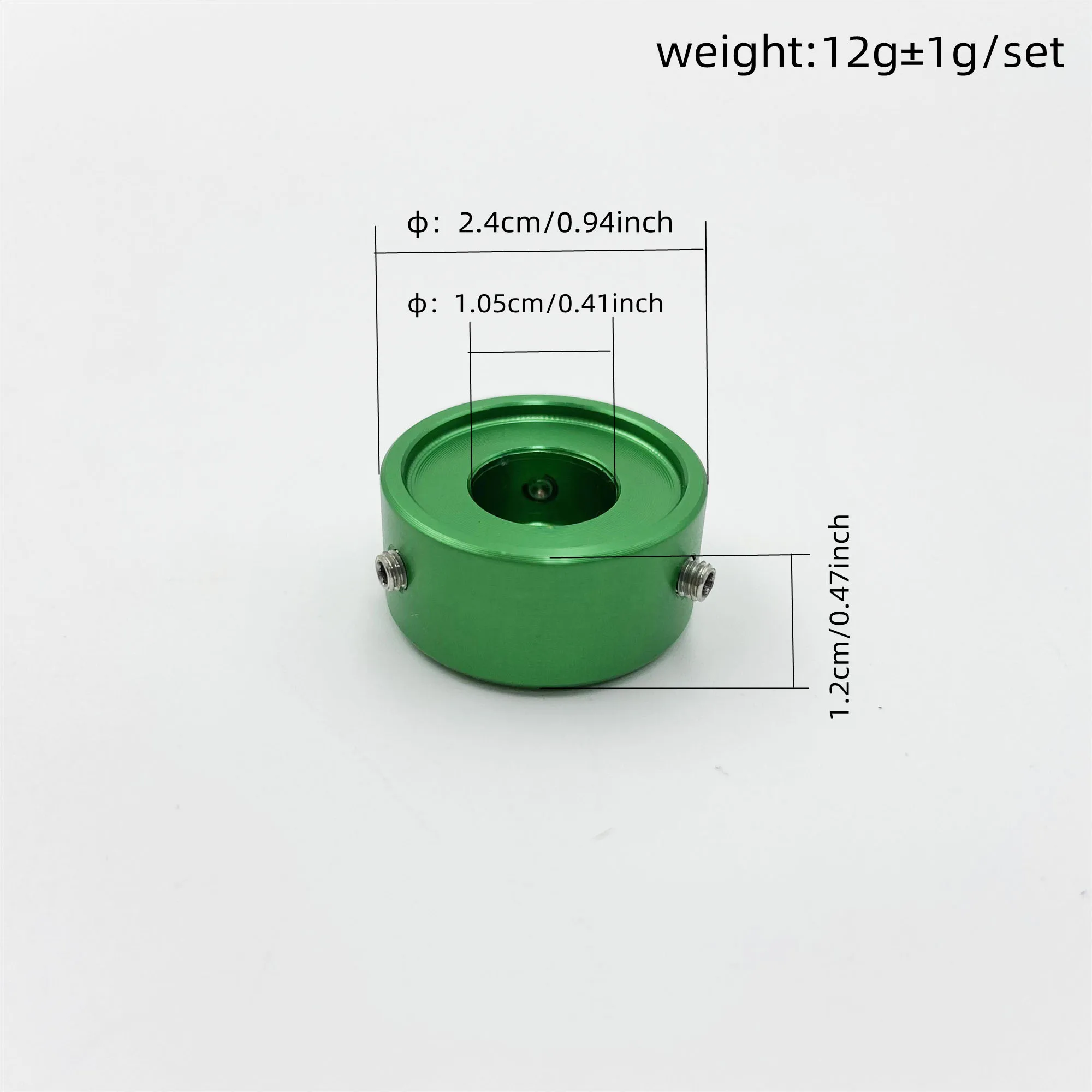 Vibrant Aluminum Effect Pedal Caps Set 6 Vibrant Aluminum Effect Pedal Caps Set - Image 6