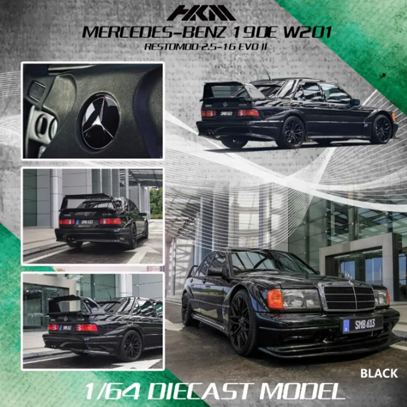 Mercedes-Benz 190E W201 1:64 Alloy Model 5 Mercedes-Benz 190E W201 1:64 Alloy Model - Image 5