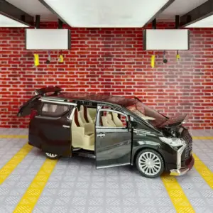 1:24 ALPHARD Diecast Model Car with Lights 9 S8d9f90022a934dd7898c218e45c0ab1bB