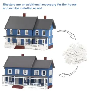 Miniature Blue House Model JZN5889P 8 S8dc5d6af3cd44a20bd30de691f690752E