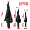 Cobalt Step Drill Bits Set - 3 Sizes