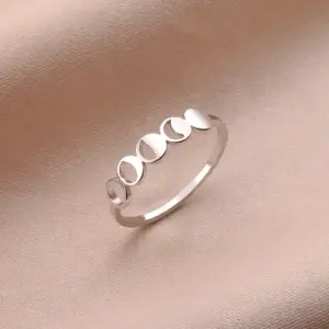 Celestial Moon Phase Stainless Steel Ring 12 S8df7b02195454991aace5f6dc61db901u