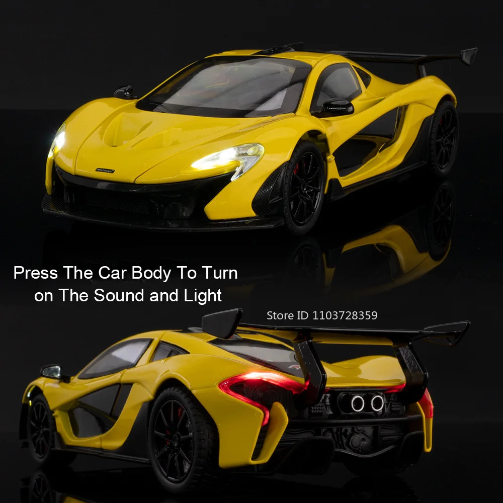 1:24 Scale P1 Sports Car Model with Lights 3 1:24 Scale P1 Sports Car Model with Lights - Image 3