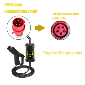 WUFEN 22KW Portable EV Charger 380V 32A 7 S8e0efe1b885c459c9a1b844dfabbc99dt