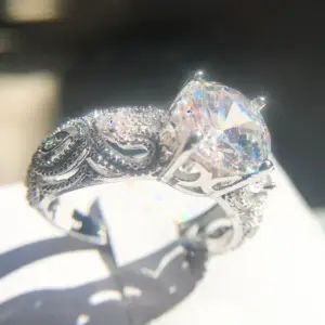 Elegant Silver Filigree Ring with Zircon Accents 10 S8e425bbf83b74f24b488a4580ba2cdc1D