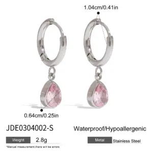 Stainless Steel Geometric Earring Set for Women 14 S8e452b24fcf24ef4913afae0929ad94e3