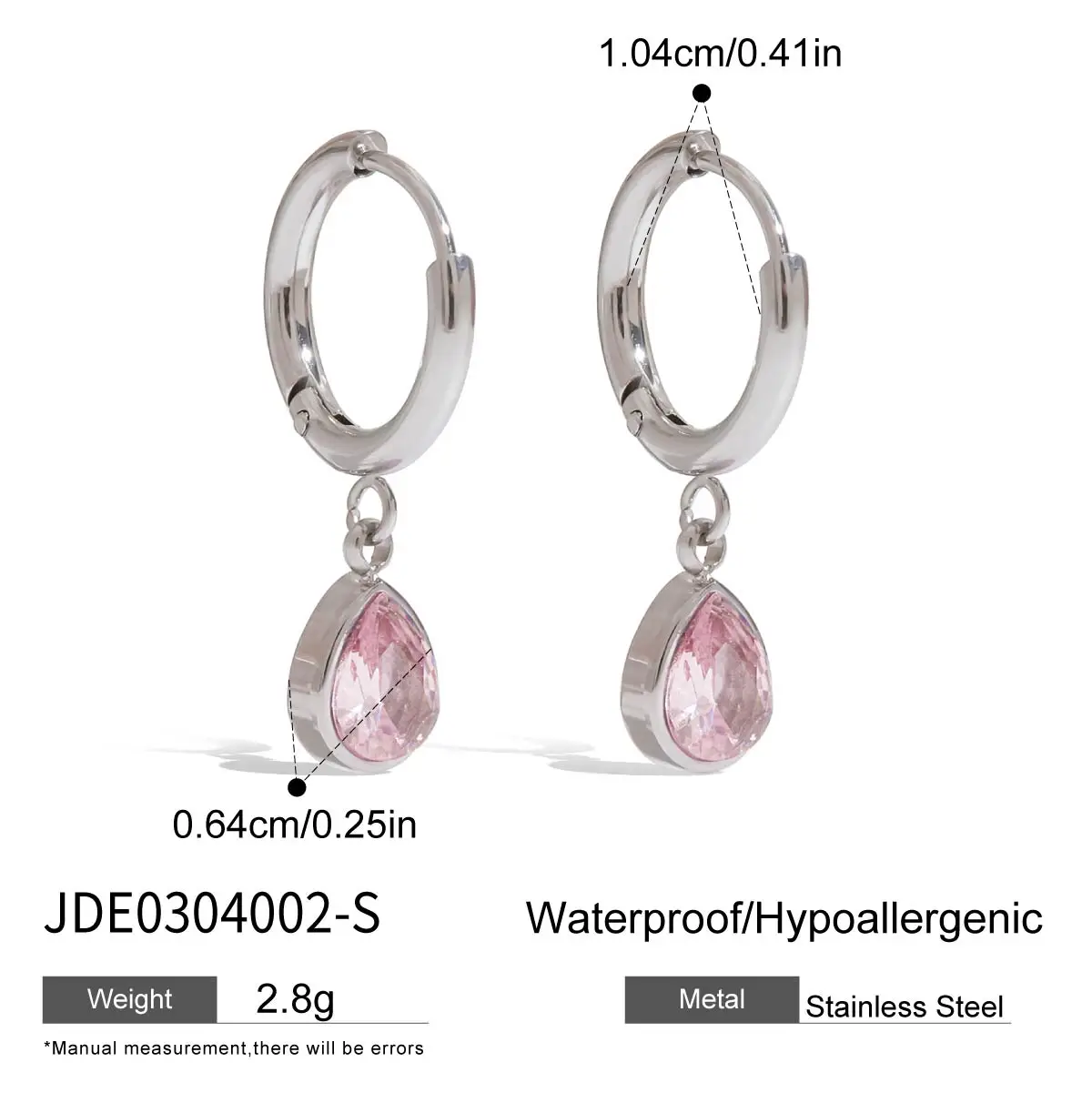 Stainless Steel Geometric Earring Set for Women 7 Stainless Steel Geometric Earring Set for Women - Image 7