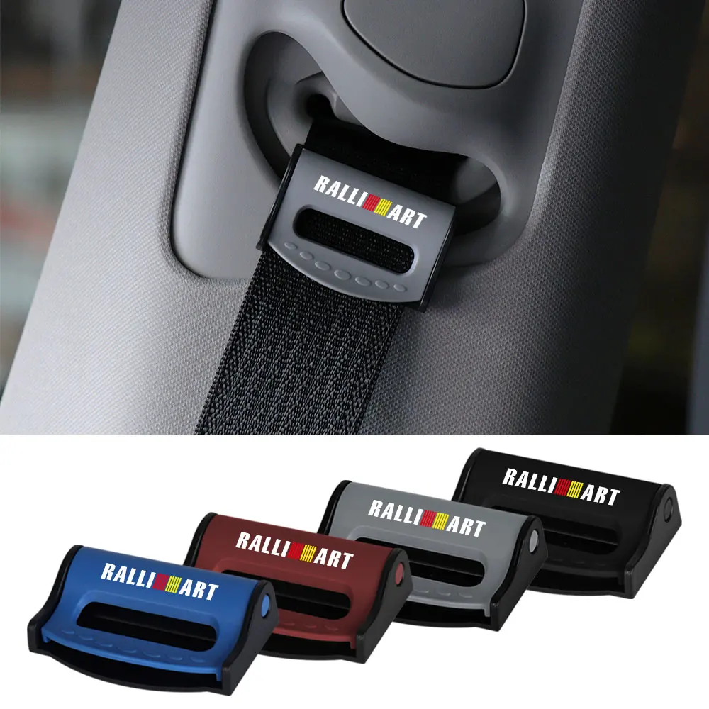 RALLI ART Seat Belt Clips Set for Mitsubishi 5 RALLI ART Seat Belt Clips Set for Mitsubishi - Image 5