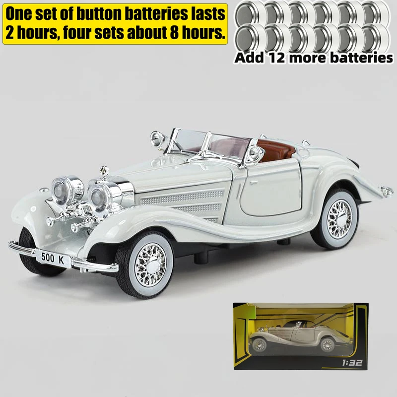 Vintage Mercedes Benz 500K 1:32 Diecast Model 7 Vintage Mercedes Benz 500K 1:32 Diecast Model - Image 7