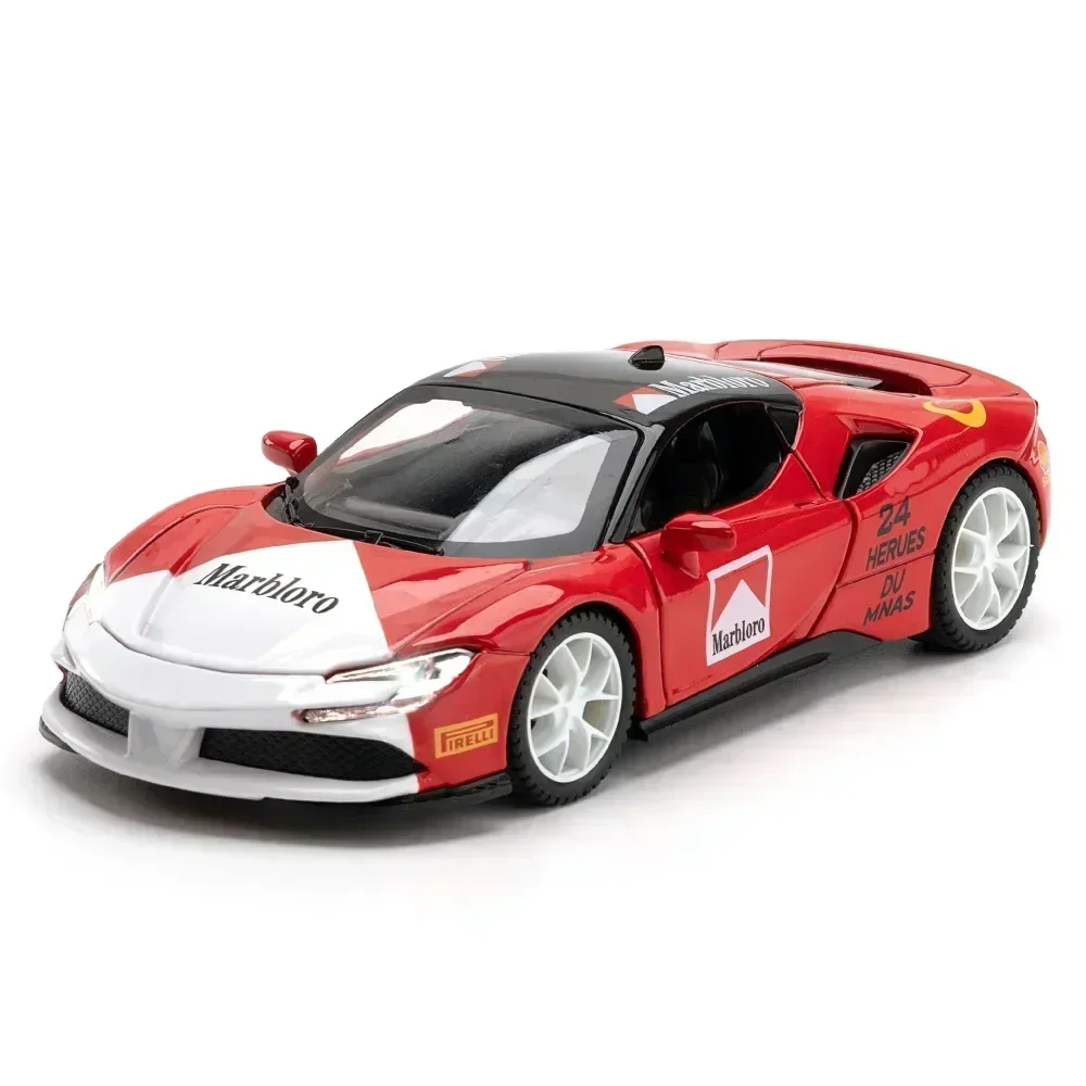 Ferrari SF90 1:32 Diecast Model Collectible 6 Ferrari SF90 1:32 Diecast Model Collectible - Image 6