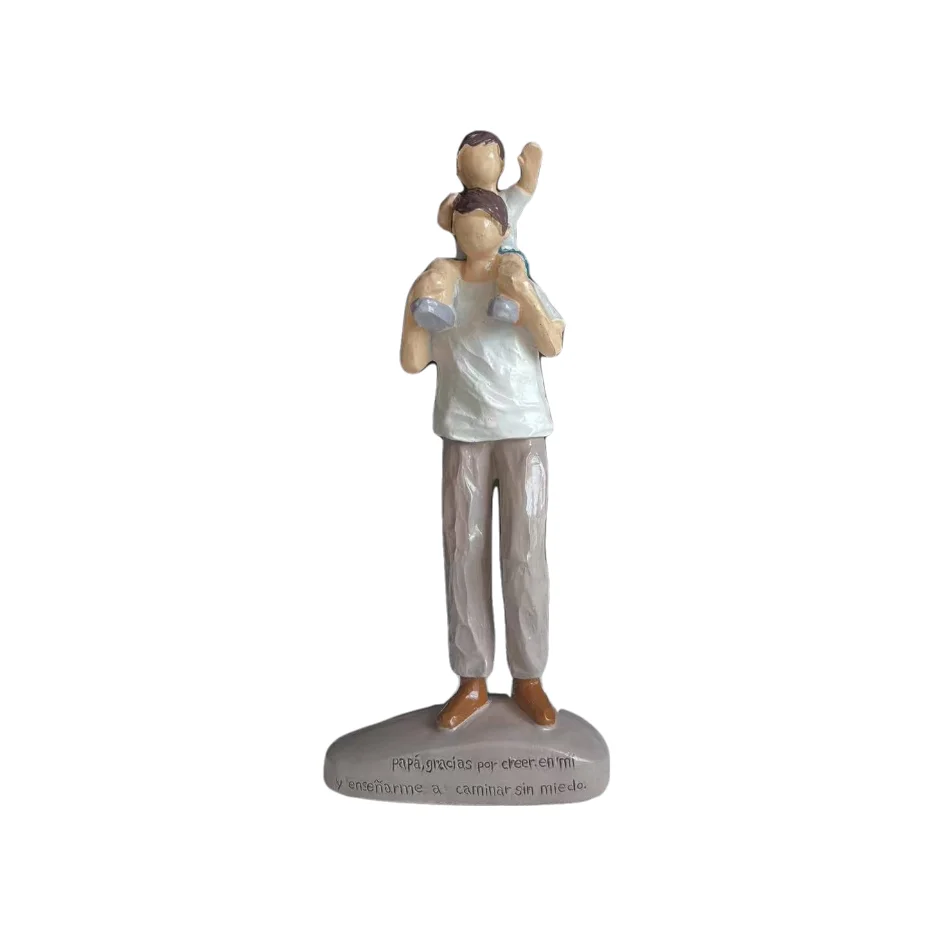 Family Bond Resin Sculpture 15cm 7 Family Bond Resin Sculpture 15cm - Image 7