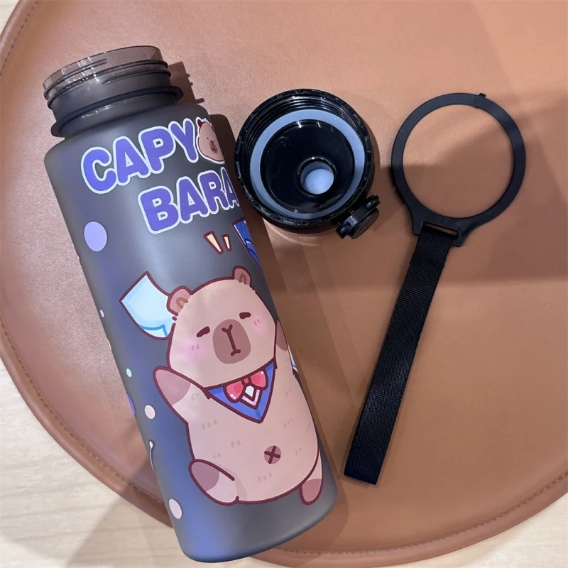 Colorful Cartoon Capybara Water Bottle 750ml 5 Colorful Cartoon Capybara Water Bottle 750ml - Image 5