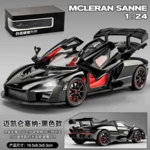 McLaren Senna 1:24 Diecast Model in Black 14 S8ed91f9ff94e448e9757cba6019e9409k