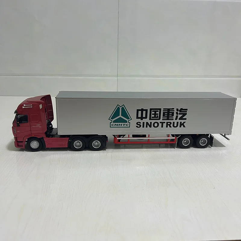 1:36 Scale HOWO A7 Container Truck Model 2 1:36 Scale HOWO A7 Container Truck Model - Image 2
