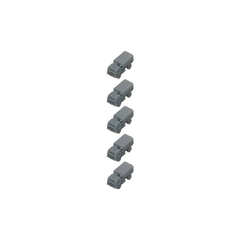 Uncolored Military Truck Model Set (5 pcs) 5 Uncolored Military Truck Model Set (5 pcs) - Image 5