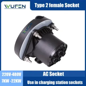 WUFEN Type 2 Female EV Charging Socket 8 S8efb8e30409d48d68156a598e1720990r