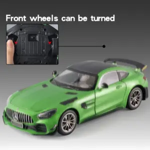 Green Mercedes Benz AMG GTR 1/18 Diecast Model 15 S8f02f3f8722e4d70bc004da6517305a0X
