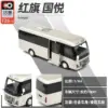 1:64 Alloy Red Flag Yue Bus Model
