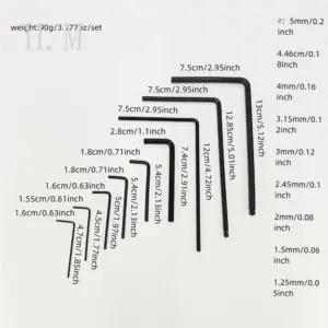 9-Piece High-Carbon Steel Guitar Allen Wrench Set 13 S8f25e868c732465c962a55348953edadw