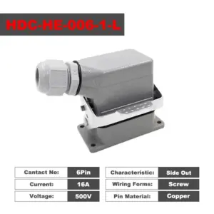 Heavy-Duty Power Connector HDC-HE-016-2 17 S8f2e44b6c7754b1b9101e1aaf88cf02fD