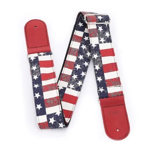 Vibrant Floral and Skull Guitar Strap 10 Vibrant Floral and Skull Guitar Strap - Image 10