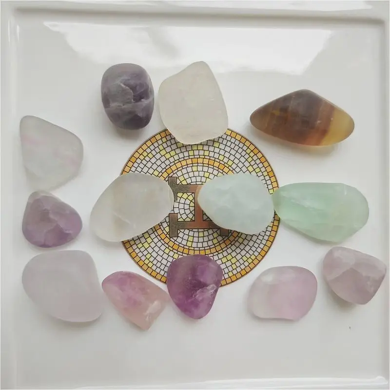 Polished Natural Quartz Stones 15-20mm Set 3 Polished Natural Quartz Stones 15-20mm Set - Image 3