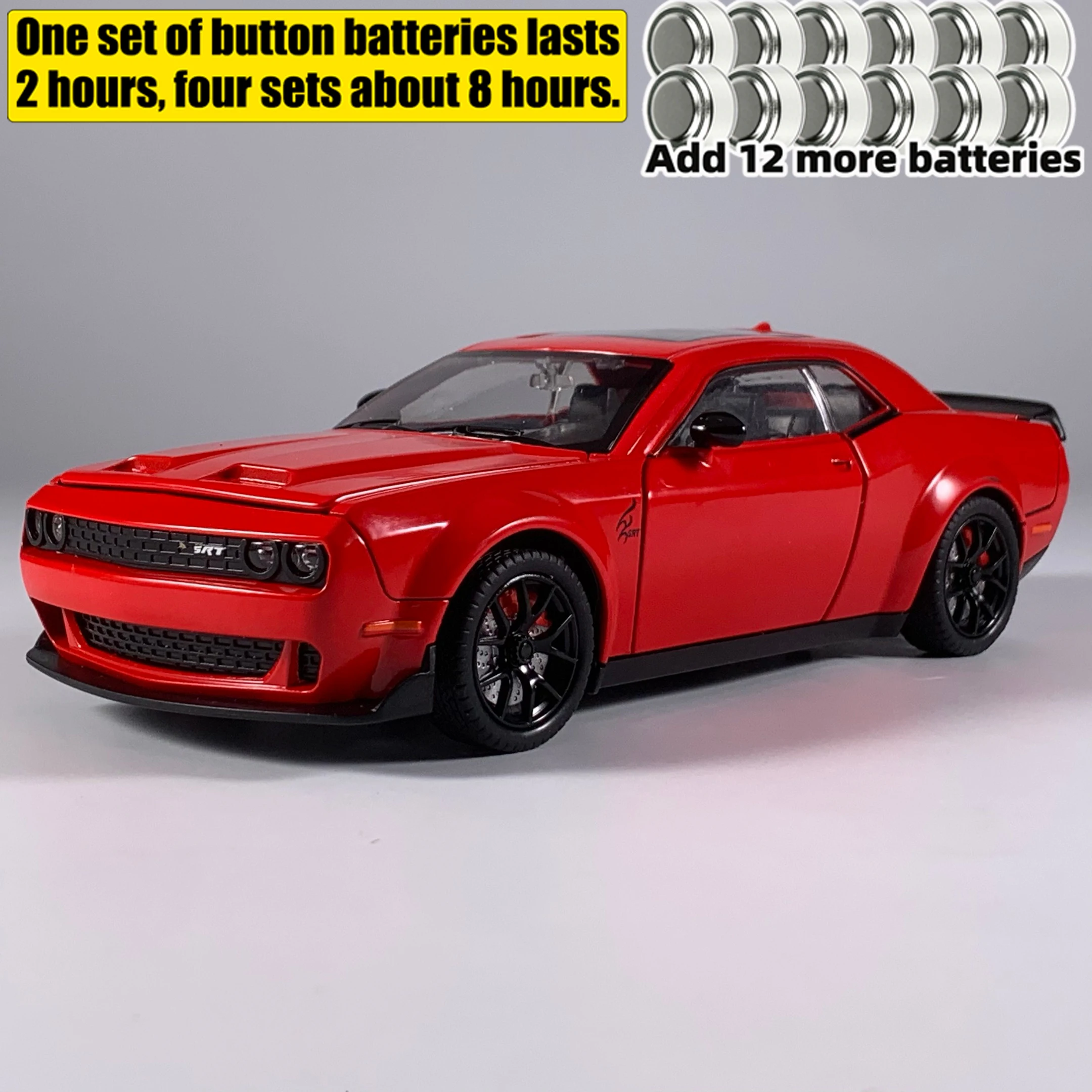 White Dodge Challenger Hellcat Red Eye Model 10 White Dodge Challenger Hellcat Red Eye Model - Image 10