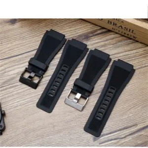 Silicone Watch Strap for BELL&ROSS BR01 BR03 11 S8f58b782b6d6489aad0a798d248dfe91Y