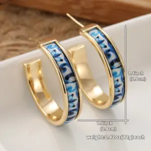 Vintage Gold & Floral Hoop Earrings for Women 9 S8f6acb0255004490932301b0b4b04d646