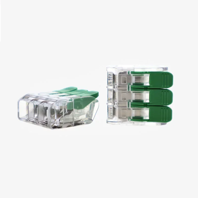 Premium Transparent Wiring Terminal Set with Green Locking Levers 6 Premium Transparent Wiring Terminal Set with Green Locking Levers - Image 6