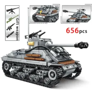 WWII Crawler Tank Building Set with 500+ Blocks 13 S8f9c3ee1e26543c4b460362736b29ea7P