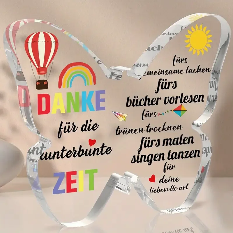 Colorful Butterfly Acrylic Teacher Sign 3 Colorful Butterfly Acrylic Teacher Sign - Image 3