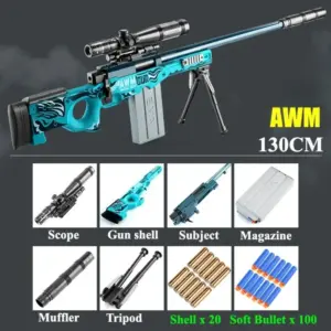 Vibrant Blue Toy Sniper Rifle for Outdoor Play 13 S8fc2c9faf1fc4380a29c16aabc9f2762V