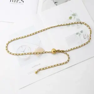 Elegant 110cm Metal Waist Chain in Black & White 9 S8ff6d52ecc9248daaa7251a35440a945l