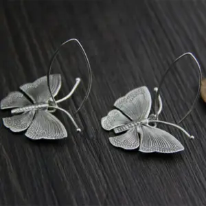 Vintage Silver Butterfly Earrings for Women 4 S900f002a0ae54c0eaee0921bdbd8be2b2
