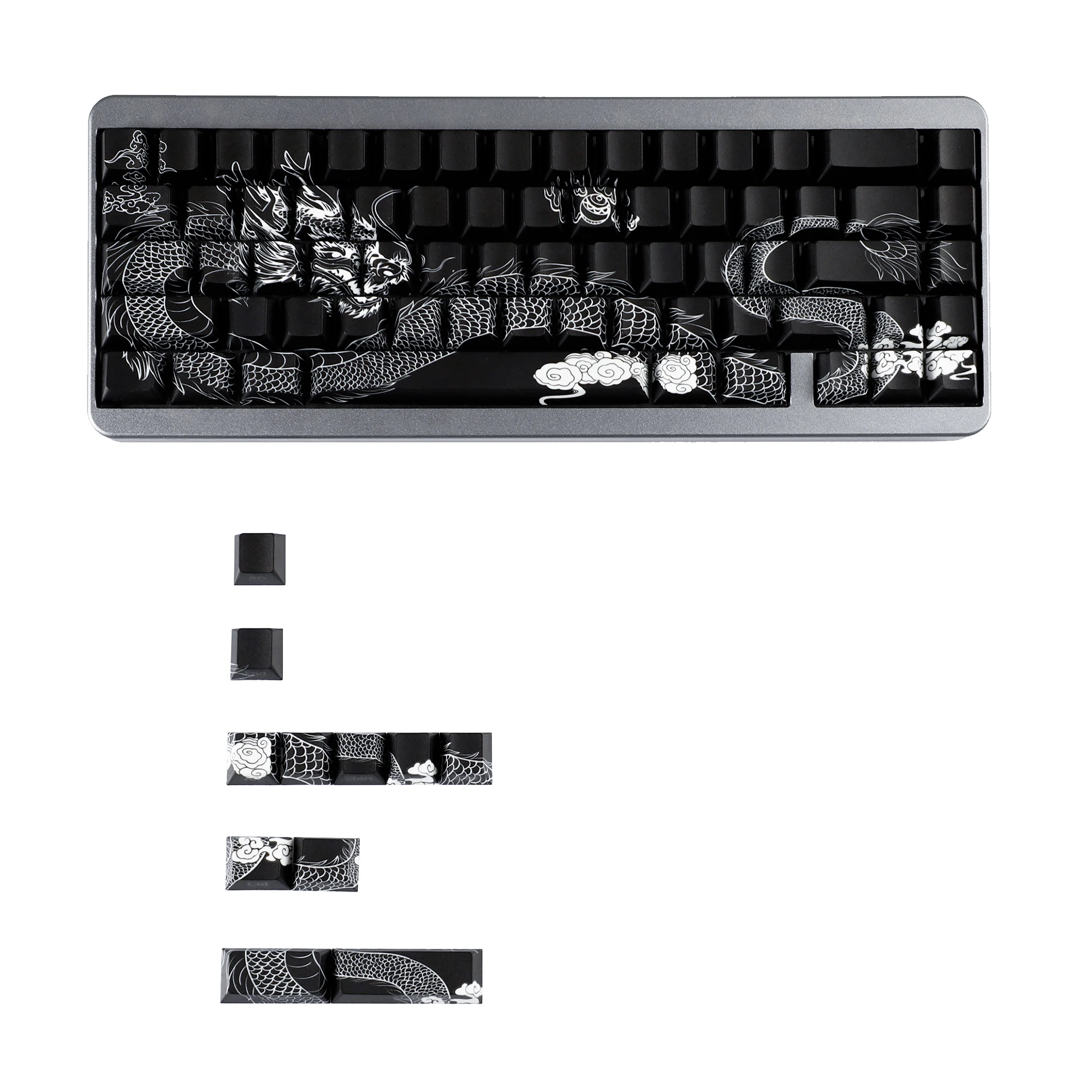 YMDK Chinese Dragon Keycaps Set 7 YMDK Chinese Dragon Keycaps Set - Image 7