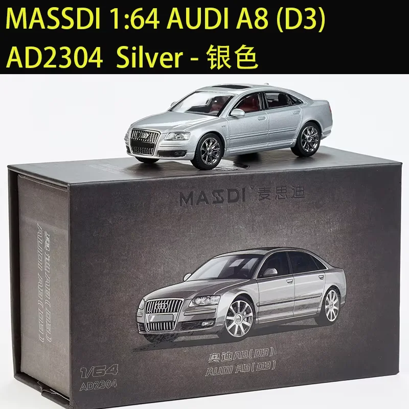 Black Audi A8L 1/64 Diecast Model 7 Black Audi A8L 1/64 Diecast Model - Image 7