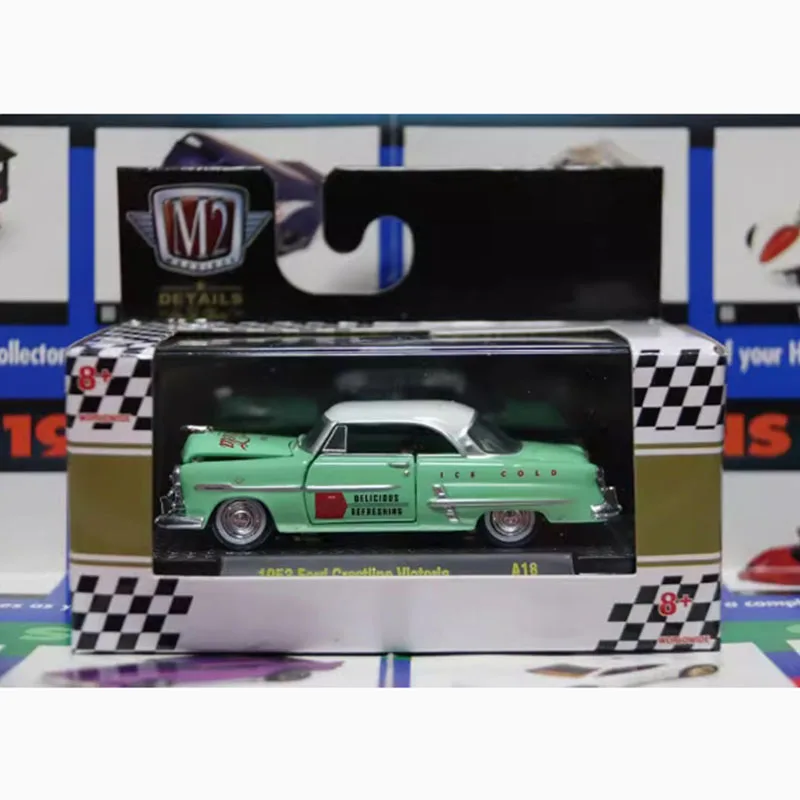 Vintage Diecast Car Set 1:64 Scale Collectible 2 Vintage Diecast Car Set 1:64 Scale Collectible - Image 2