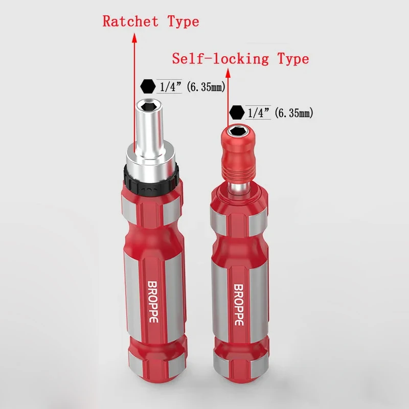 1/4" Alloy Steel Ratchet Screwdriver Handle 3 1/4" Alloy Steel Ratchet Screwdriver Handle - Image 3
