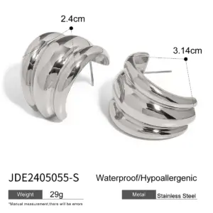 Bold Gold Stainless Steel Geometric Earrings 13 S907901f27f514e5f907f0526ebab7b510