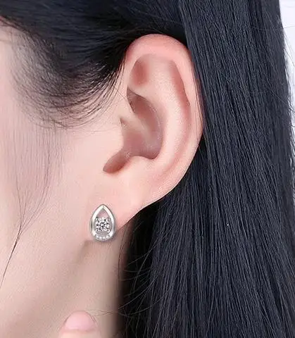 Elegant Water Drop Earrings with Cubic Zirconia 6 Elegant Water Drop Earrings with Cubic Zirconia - Image 6