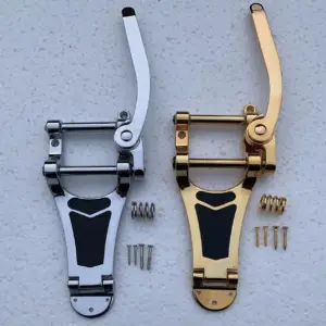 Premium Electric Guitar Tremolo in Chrome or Gold