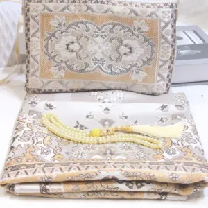 Elegant Floral Muslim Prayer Rug 110x70 cm 10 S90d203c98f524406b189bf8bdd73bfaaf