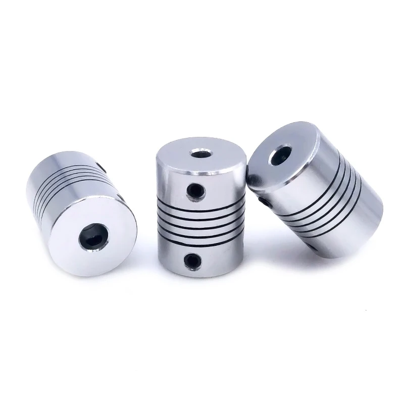 Aluminium Flexible Shaft Couplings Set for CNC Motors 4 Aluminium Flexible Shaft Couplings Set for CNC Motors - Image 4