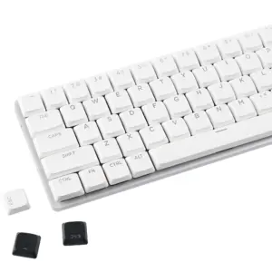 White 127-Key PBT Mechanical Keyboard Keycap Set