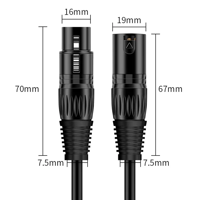 1M DMX512 XLR Cable for Professionals 6 1M DMX512 XLR Cable for Professionals - Image 6