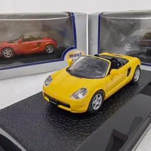 Yellow MR2 Convertible Diecast Model 1/43 Scale 13 S9113cf49c67940daa0824b8b781bfaa78